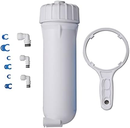 HUINING 3012 RO Membrane Housing with 3/8 1/4 Quick Connector,Wrench Set for 200/300/400/500 GPD (2812/3012) Residential Reverse Osmosis Membrane Water Filter Home Drinking Water Filtration System by HUINING