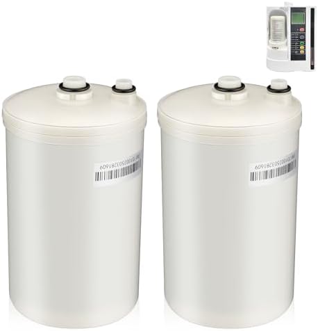 Qualirey 2 Pack Premium Filter Replacement Compatible with HG-N Type Water Ionizer, NSF 372 Certified, Compatible with Enagic Kangen LeveLuk SD501, JrIV, KANGEN 8(Not Original Type Before 2010) by Acomfortablehomestartshere