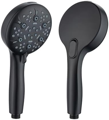 Joyrain Pressure-Boost Shower Head with 8 Settings & Spray Gun, 2-in-1 for High-Pressure Showering and Effortless Tub/Tile/Floor Cleaning, Meets US Standards (Matte Black) - Image 6