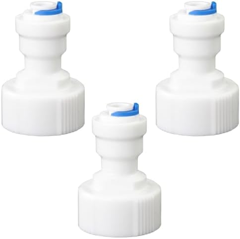 LYMLHVTG 3/4"Female Elbow 1/4" Push Fit Adapter for RO Filter, 3 Pack by Unknown