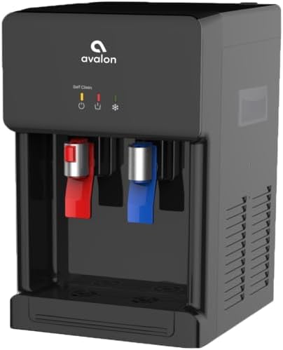 Avalon Countertop Self Cleaning Bottleless Water Cooler Water Dispenser - Hot & Cold Water, NSF Certified Filter- UL Listed- Black - Image 2
