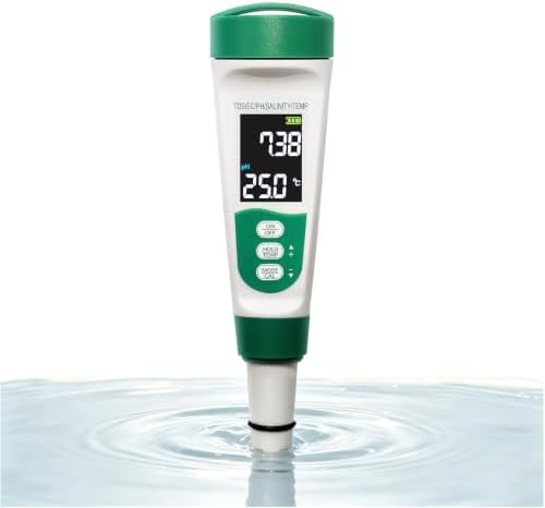 5-in-1 Water Quality Tester, Multiparameter Meter Pool & Aquarium by Unknown
