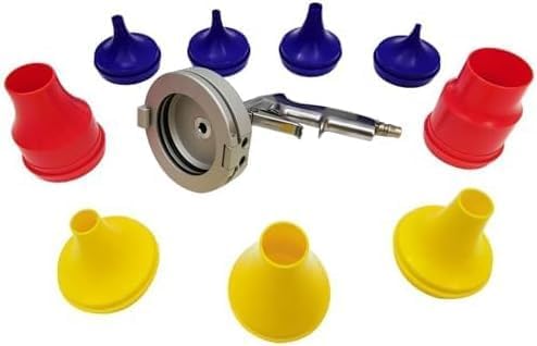 Efficient Pipe Cleaning Kit with Pneumatic Power and Multiple Nozzles in a Compact Storage Case - Image 3