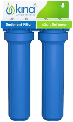 Kind Water Systems - Whole House Salt Free Water Softener Alternative - Filters Dirt, Sand, and Debris - Protects Plumbing and Appliances from Hard Water Scale - Easy Installation - Zero Water Waste by KindWater