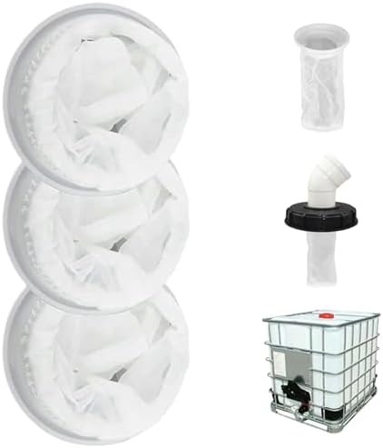 IBC Tote Filter 3PCS, Washable Nylon Rain Barrel Screen Filter, IBC Lid Filter Fine Mesh Rain Barrel Filter Reusable Replacement Rain Water Filter Rain Barrel Filter Rain Water Filter Rain Barrel Acc - Image 6