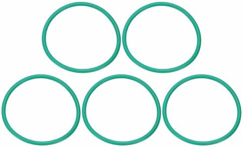 HARFINGTON 5 Pcs Fluorine Rubber O-Rings 46mm OD 41.2mm ID 2.4mm Width Round Sealing O Ring Seal Gasket for Industrial Engines Plumbing Faucet Hose Automotive by HARFINGTON