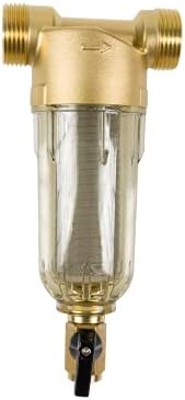 Bluonics Reusable Spin-Down Sediment Pre-Filter for Whole House City & Well Water, 40 Micron, Includes 1" and 3/4" NPT Adapters - Image 3