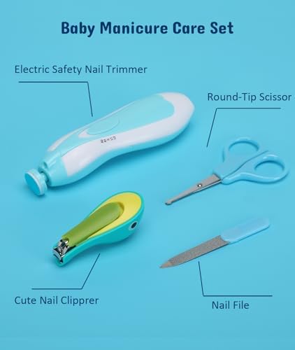 YASEW Baby Grooming Kit with Electric Nail Trimmer, Newborn Care Essentials - Image 2