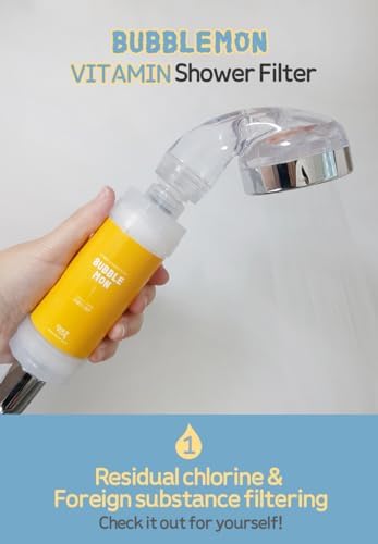 [Compatible for any shower head] Vitamin C Shower Filter,Hard Water Softener,Chlorine Free, Remove Contaminants,Skin Moisturizing,AromaTherapy,Easy Installation,Healthy Skin & Hair,Made in Korea - Image 2