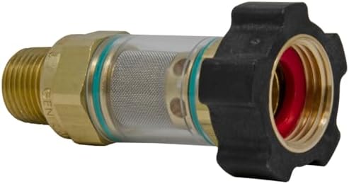 General Pump Brass Inline Water Filter - Male NPT by AmericanPressureInc