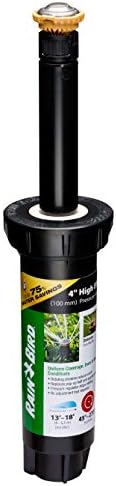 Rain Bird 12SAPROPR HE Pro Rotary Sprinkler, Adj 45-270°, 13-18 Feet, 4" by RainBird