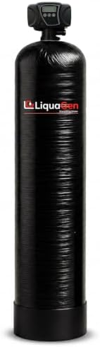 LiquaGen Whole House Water Filter System for City Water – Catalytic Carbon & KDF 55 Media – Reduces Chlorine, Chloramine & Taste– POE with Metal Bypass Valve (13" x 54") by LiquaGen