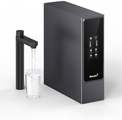 Ranein Tankless Reverse Osmosis System, 600GPD Under Sink RO Water Filter by Ranein