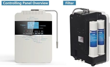 Smart Alkaline Water Ionizer,7 Water Settings,Ph2.5-11.2 Home Water Filtration System,Up to -850mv Orp,10000l per Filter,with Smart Voice,220V - Image 2