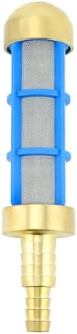 QWORK Water Hose Filter, 3/4'' & 5/8'' Pressure Washer Filter, Brass Hose Water Suction Strainer Pickup Filter - Image 2