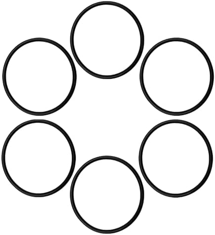 GE WS03X10038 O-Ring, Water Filter Housing O-Ring Gasket Fit for GXWH01C, CXWH08C, GXWH04F, GXWH20F, GXWH20S, GXRM10 & GX1S01R 2.5 Inch Water Filter (6/Pack) by Unknown