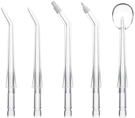 OasiSmile Water Flosser Replacement Tips, 5-Pack Multi-Functional Jet Tips for Daily Cleaning, Gum Care, Braces, and Fresh Breath - Fits L8 Models Only by OasiSmile