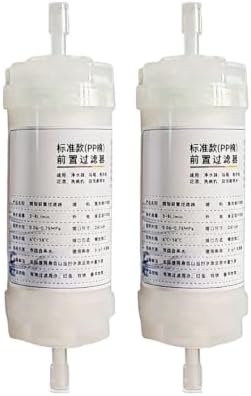 2-Pack PP Sediment Water Filter Cartridge, Universal Pre-Filter for Whole House, Shower, Washing Machine, Toilet & Under-Sink Systems(0.25x6.42 in) by Unknown