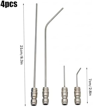 Water Heater Cleaning Tool High Pressure Washer Nozzle Kit Stainless Steel Water Heater Flush Tool & RV Flush Wand for Cleaning Without Disassembly - Image 3
