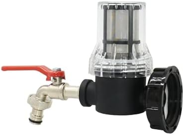 1Pcs IBC Tank Tap Adapter Filter 1/2 3/4 1inch Male Female Threads Water Screen S60 Thread Nipple 1000L Rain Barrel Fitting(7) - Image 5