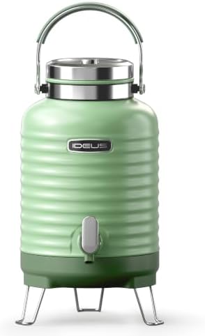 IDEUS Insulated Beverage Dispenser 1.4gal, Drink Container Ivy Green by IDEUS