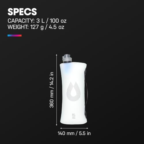 HydraPak Seeker+ Collapsible Water Filtration & Storage (3L or 6L) - Image 2