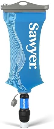 Sawyer Squeeze Water Filtration System, Cnoc Premium 2 Liter Bladder, Blue by SawyerProducts