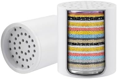 Ibergrif 20 Stage Shower Filter Replacement Cartridge - Shower Head Filter for Hard Water High Output, Remove Chlorine & Impurities, Improves Skin & Hair Condition, Reduces Dry Itchy Skin, Dandruff by Ibergrif