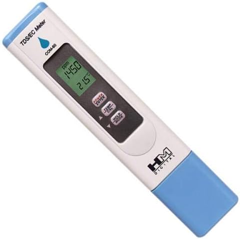 HM Digital COM-80 Electrical Conductivity (EC) and Total Dissolved Solids Hydro Tester, 0-5000 ppm TDS Range, 1 ppm Resolution, +/- 2% Readout Accuracy - Image 6