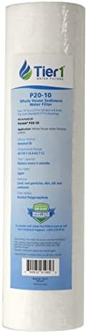 Tier1 20 Micron 2.5" × 10" Filter Replaces P20, SDC-25-1020, 155015-43 by Tier1