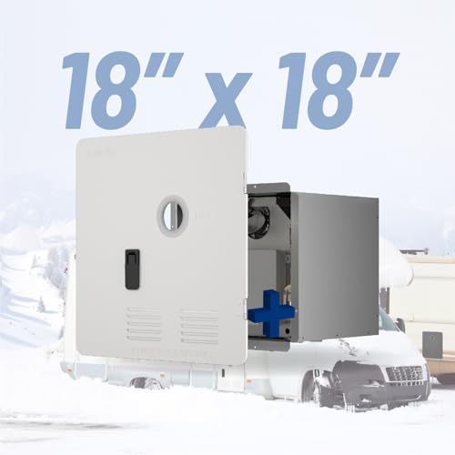 Ranein 18x18 Inches RV Water Heater White Door - Image 6