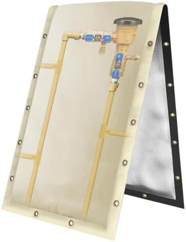 Insulated Backflow Preventer Cover for Winter Freeze Protection by Unknown