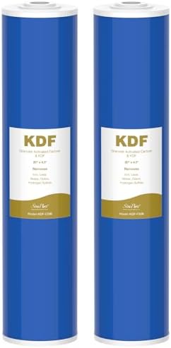 SimPure 20" x 4.5" Whole House GAC Carbon and KDF Water Filter Cartridge by SimPure_Water