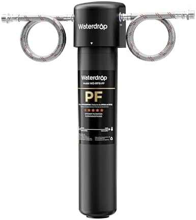 Waterdrop 15UA-PF Under Sink Water Filter System, Reduce 80+ Impurities by Waterdrop