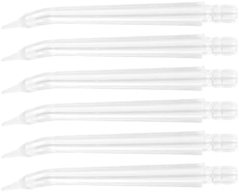 Replacement Tips Plastic for Water Flosser 6pcs Oral Irrigator by LABRIMP
