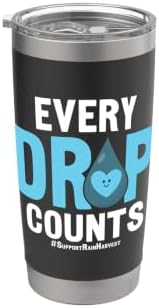 Rainwater Harvesting Stainless Steel Insulated Tumbler by Unknown