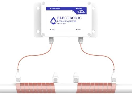 CAMECO Whole House Water Descaler System, Electronic Alternative Salt-Free Hard Water Conditioner, No Salt Water Softener, Limescale & Rust Removal, Reduces Hardness by CAMECO