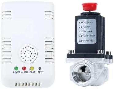 1/2" 3/4" Emergency Automatic Shut-Off Solenoid Valve DN15 DN20 - Image 2