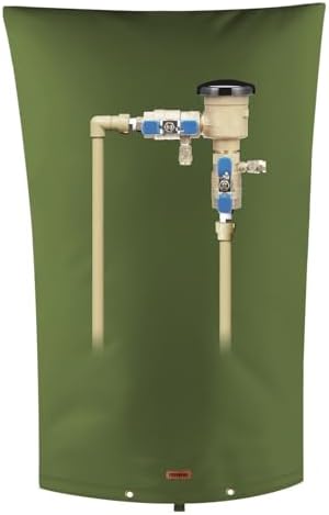 TOHONFOO Backflow Preventer Cover, Pipe Freeze Insulation, 22"Wx34"H, Green by TOHONFOO