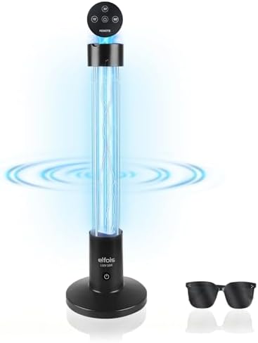 38W UV Light Sanitizer Lamp, Ozone-Free Home Disinfection Device by Unknown