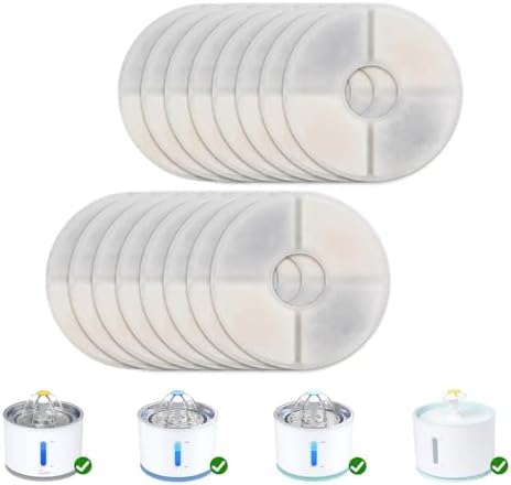 Wonder Creature Cat Water Fountain Filter Replacement 16 Pack by WonderCreature