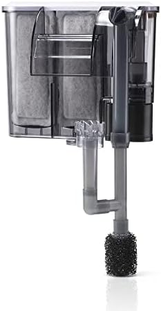DaToo Aquarium Hang On Filter Small Fish Tank Hanging Filter Power Waterfall Filtration System for 10 to 20 Gallon Aquariums by DaToo
