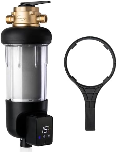 iSpring 3-Stage Whole House Water Filter System Bundle with Sediment, Scale Defense, and Carbon Block Filters Plus 50 Micron Spin-Down Prefilter - Image 5