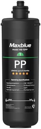 Maxblue 10PP Replacement for Waterdrop TSA & TSB Under Sink Water Filter by Maxblue
