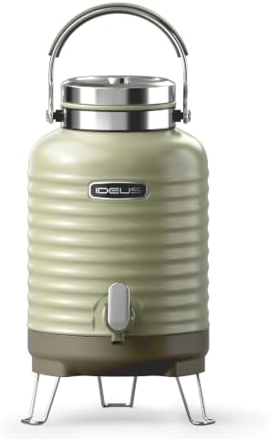 IDEUS Insulated Beverage Dispenser 1.4gal, Drink Container Grey by IDEUS