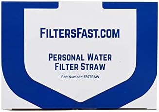 FiltersFast FFSTRAW Water Filter Straw with Filtered Water Bottle for Drinking Water, Travel, Camping, Hiking, Outdoor, Portable - Image 3