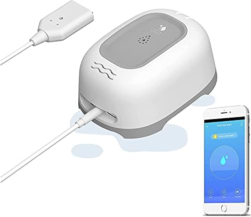 Upgraded version two-probe water leak detector water alarm wireless detector,1.5years long standby,110dB loud alarm sound, can expand the monitoring area,Push Notification on Tuya Smart/Smart Life APP by Newgoal