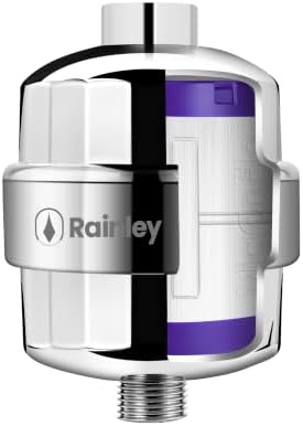 Bossa Shower Filter - Hard Water, Dry Skin & Frizzy Hair, Chrome by RAINLEY