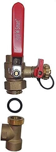 3/4Inch IPS Isolator Tankless Water Heater Service Valve kit with 150 PSI Relief Valve HSTWSO34NPT - Image 2