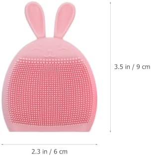 3 Piece Baby Shower Brush Silicone Bath Scrubber for Kids and Shampoo - Image 2